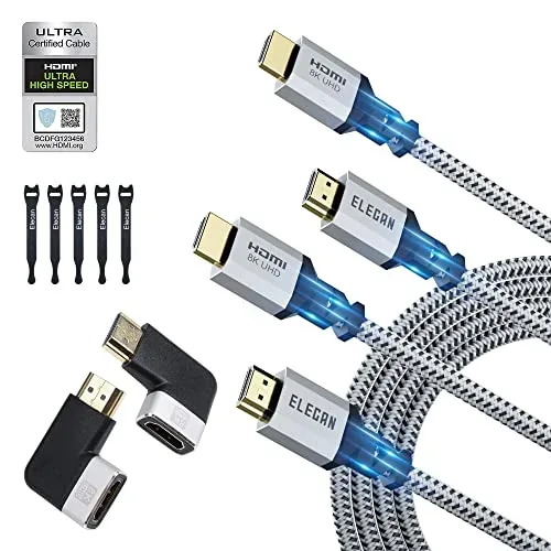 Elecan 8K HDMI 2.1 Cable