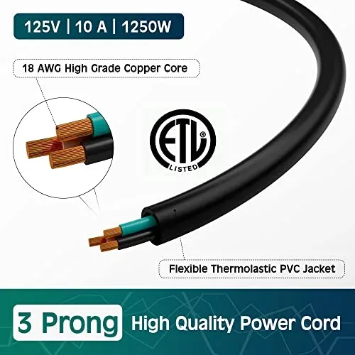 18 AWG Copper Core, Not Just a Thicker-Looking Jacket