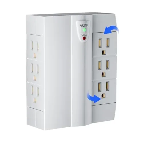Elecan 6-Outlet Rotating Extender